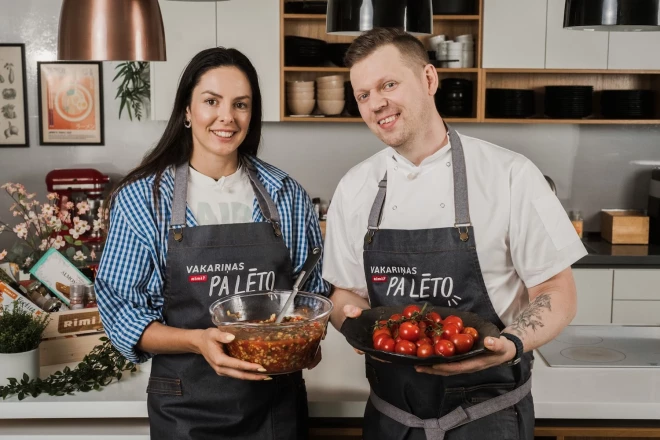 Anastasija Samoilova un Normunds Baranovskis. Publicitātes foto