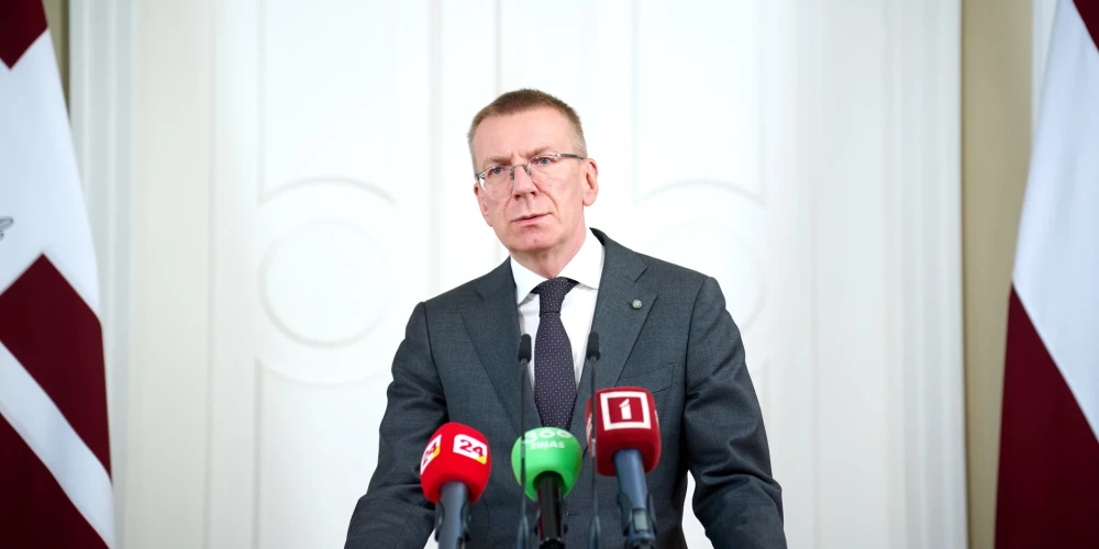 Valsts prezidents Edgars Rinkēvičs.