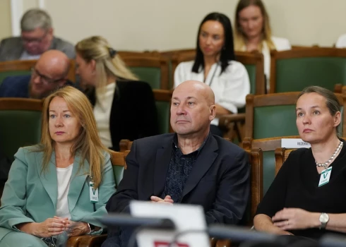 Уна Клапкалне, Иварс Белте и Санита Уплея-Егермане.