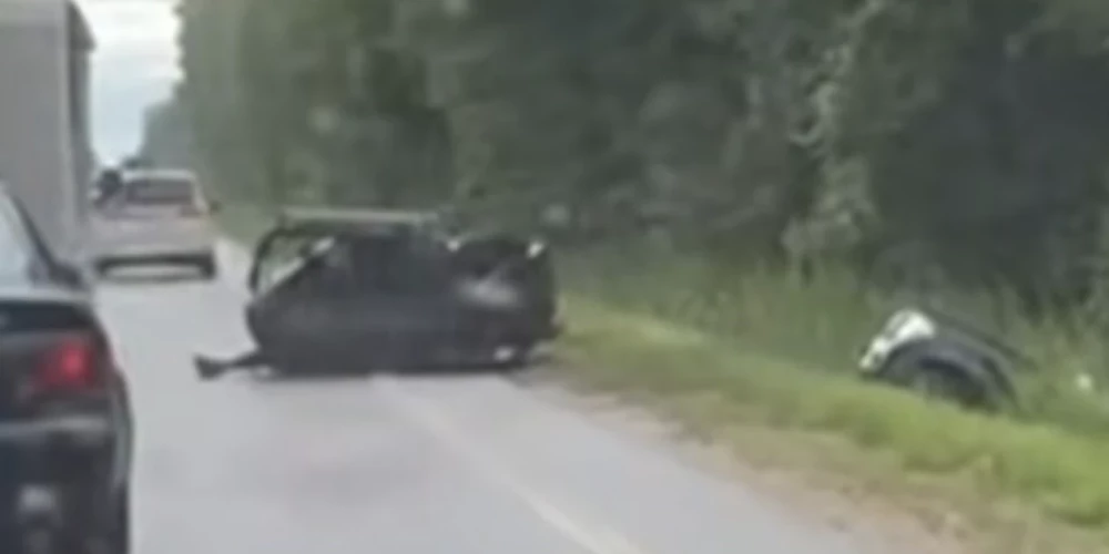 Smags ceļu satiksmes negadījums uz Liepājas šosejas.