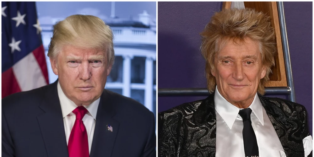 Donalds Tramps un Rods Stjuarts.