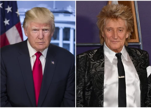 Donalds Tramps un Rods Stjuarts.