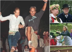 Puzikovs pliks dīķī, Lauris Reiniks lec pāri ugunskuram Amerikā, Jūlijs Krūmiņš cep veselu cūci - kā gadu gaitā līgoja pašmāju slavenības