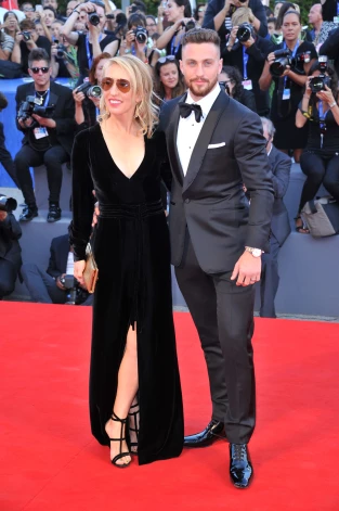 Аарон Джонсон и Сэм Тейлор-Джонсон в 2016 году.