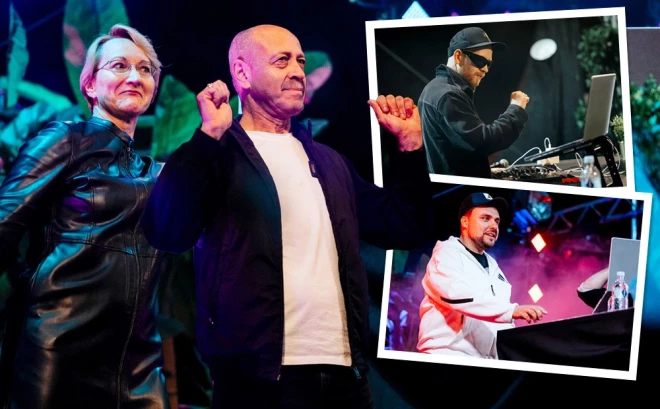 Politiķi Dace Melbārde, Oļegs Burovs, Andris Šuvajevs un Jānis Grasbergs tribīni uz vienu vakaru iemainīja pret DJ pulti.