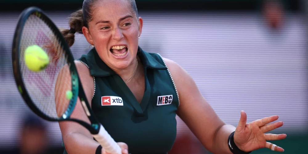Latvijas pirmā rakete Aļona Ostapenko.