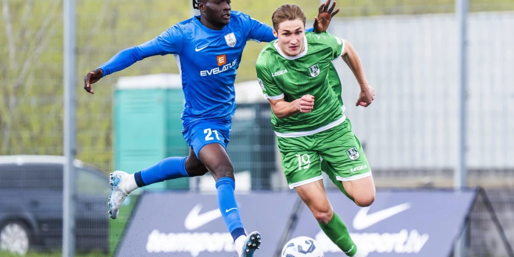 "Tukums 2000" futbolisti virslīgā pārspēj "Daugavpili".