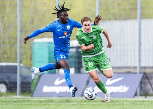 "Tukums 2000" futbolisti virslīgā pārspēj "Daugavpili".