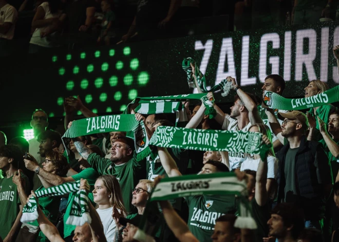 “Žalgiris” atgūst Lietuvas čempionu titulu pēc gada pārtraukuma