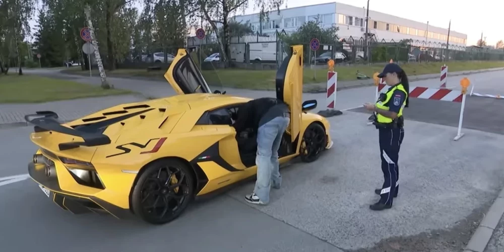 Водитель Lamborghini лишается прав за считаные секунды.
