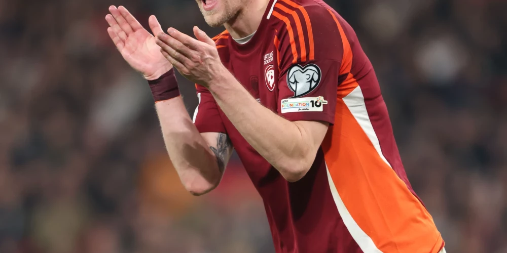 Latvijas izlases uzbrucējs Vladislavs Gutkovskis otro reizi sezonā guvis divus vārtus spēlē.