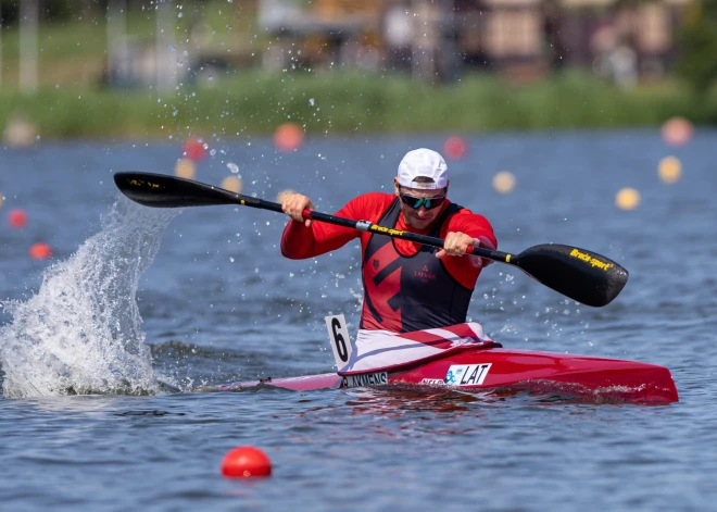 Roberts Akmens Eiropas čempionātā smaiļošanā 200 metros izcīna astoto vietu