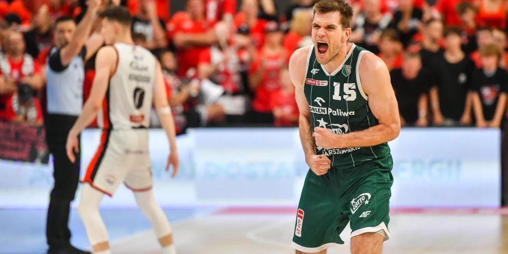 Ojārs Siliņš izšķirošajā finālspēlē.