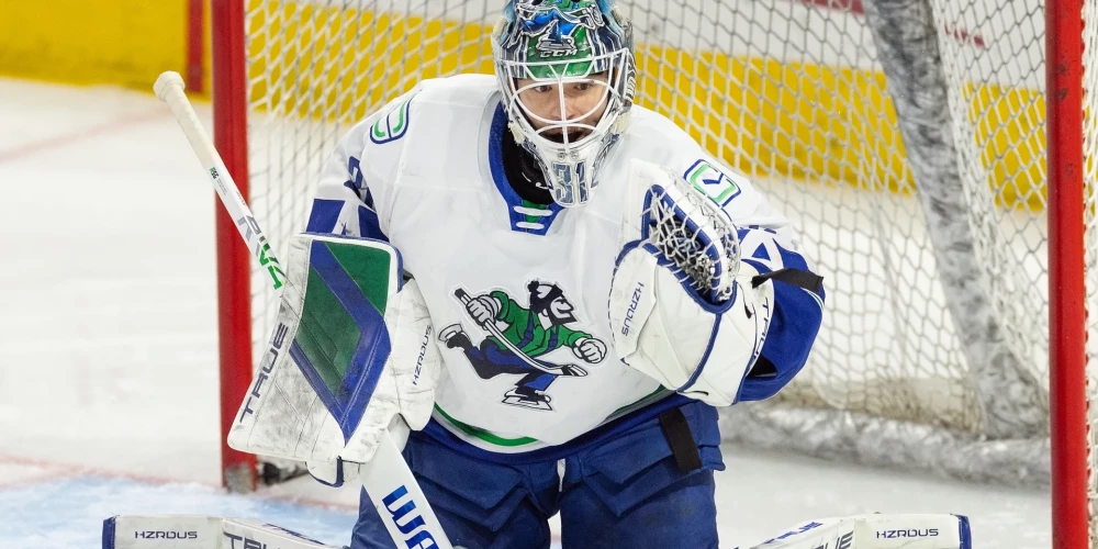 Artūrs Šilovs — Abotsfordas "Canucks" vārtsargs un Kaldera kausa izcīņas vērtīgākais spēlētājs