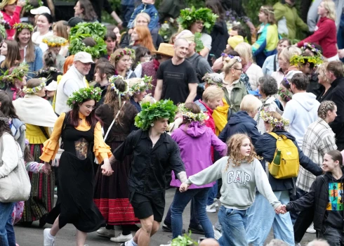 Tradicionālie Jāņi Dzegužkalnā.