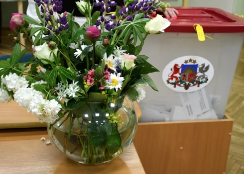 Pašvaldību vēlēšanas 160. vēlēšanu iecirknī Daugavpils Universitātē.