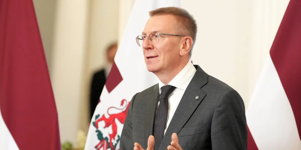 Президент Латвии Эдгар Ринкевич.
