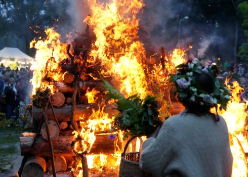 Tradicionālie Jāņi Dzegužkalnā.
