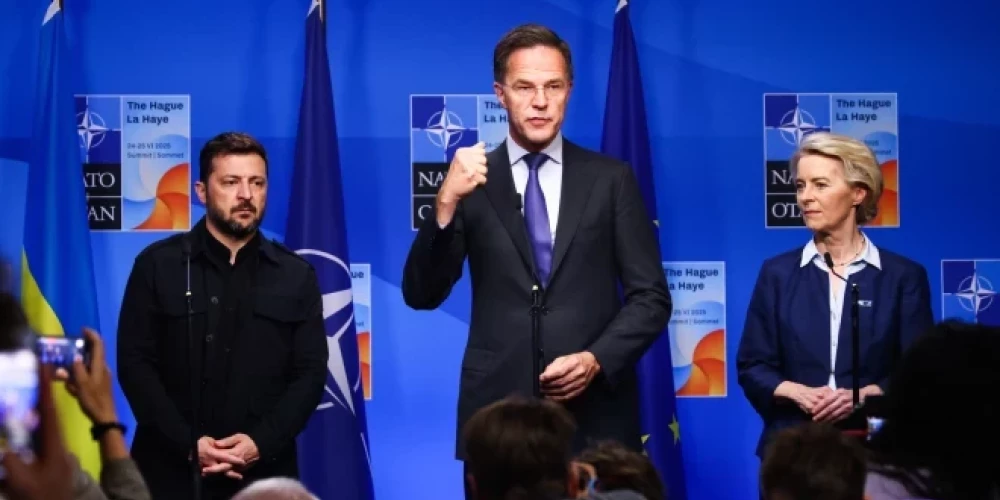 NATO ģenerālsekretārs Marks Rute uzsvēra, ka alianses valstīm ir jāiegulda vairāk, lai novērstu karu.