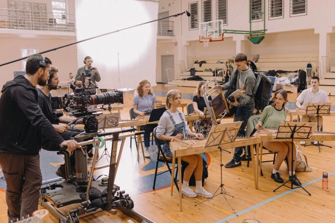 Seriāla “Kolektīvs” otrās sezonas filmēšana.