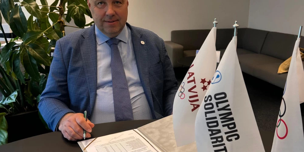 Latvijas Olimpiskās komitejas prezidents Raimonds Lazdiņš.