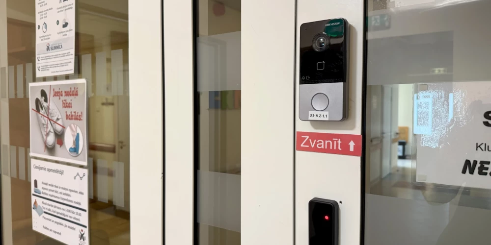 Ieeja slimnīcas Bērnu nodaļā (foto: Ziemeļkurzemes reģionālā slimnīca)