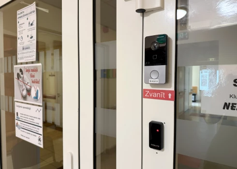 Ieeja slimnīcas Bērnu nodaļā (foto: Ziemeļkurzemes reģionālā slimnīca)