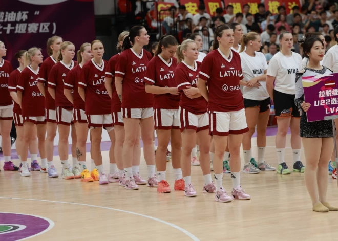 Latvijas U-23 basketbolistes Ķīnā uzvar arī otrajā pārbaudes turnīrā