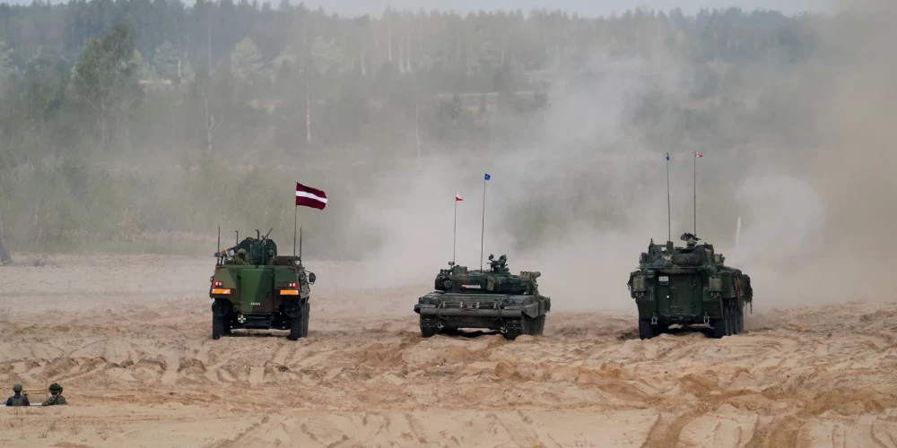 Pērn Ādažu militārajā poligonā notika visaptverošas valsts aizsardzības mācības "Namejs 2024"