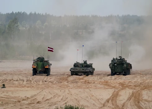 Pērn Ādažu militārajā poligonā notika visaptverošas valsts aizsardzības mācības "Namejs 2024"