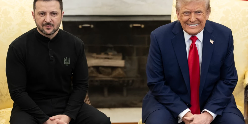 Hāgā notiekošā NATO samita kuluāros trešdien sākusies Ukrainas prezidenta Volodimara Zelenska tikšanās ar ASV prezidentu Donaldu Trampu.