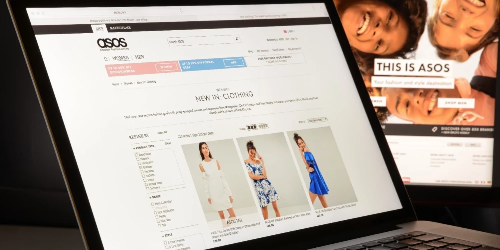 "Asos" klienti sašutuši par kontu slēgšanu biežas preču atgriešanas dēļ. 