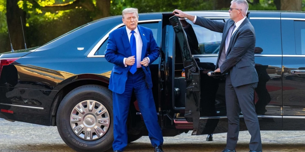 Donals Tramps NATO samitā Hāgā 2025. gada 25. jūnijā.