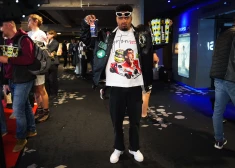FOTO: kino un autosporta mīļi Rīgā pulcējas Breda Pita jaunās filmas "F1" pirmizrādē