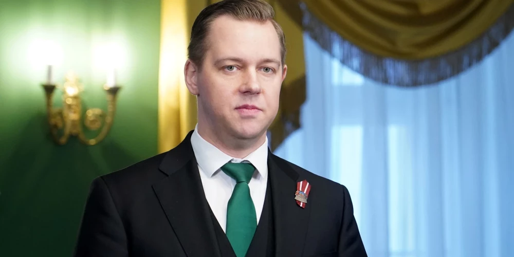Zaļo un zemnieku savienības Saeimas frakcijas priekšsēdētājs Harijs Rokpelnis.