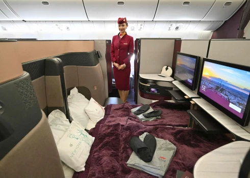 Šogad par pasaules labāko aviokompāniju atzīta "Qatar Airways".