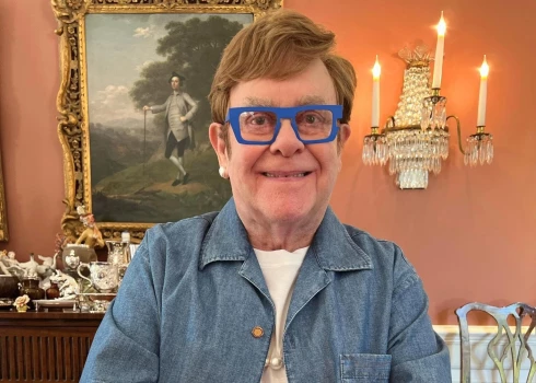 Britu mūziķis sers Eltons Džons.