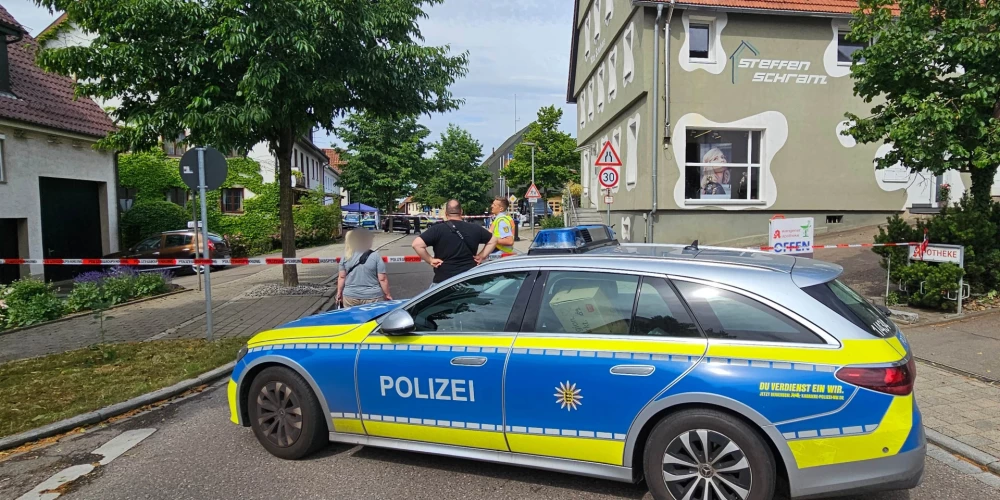 Policisti nozieguma vietā Vangenē