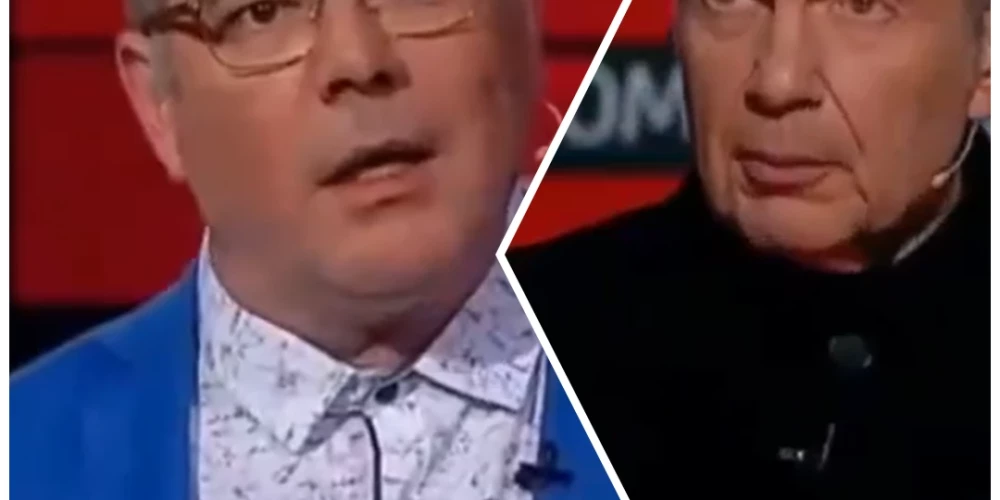 Andrejs Mamikins un Vladimirs Solovjovs (ekrānuzņēmums no video; kolāža: jauns.lv)