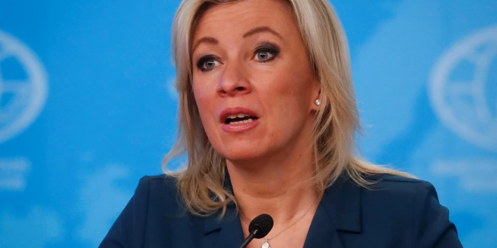 Krievijas Ārlietu ministrijas runassieva Marija Zaharova