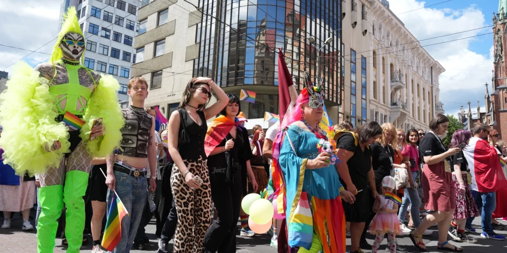 Шествие Riga Pride 2024.