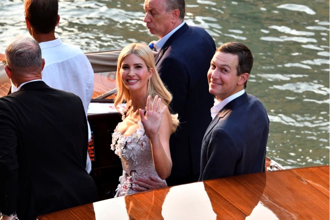 Ivanka Trampa un viņas vīrs Džareds Kušners.