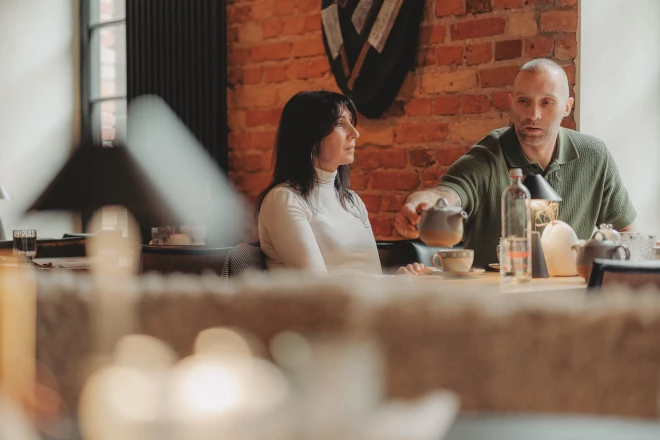 Gacho jeb Gatis Irbe un viņa mamma Jana Irbe-Iškova