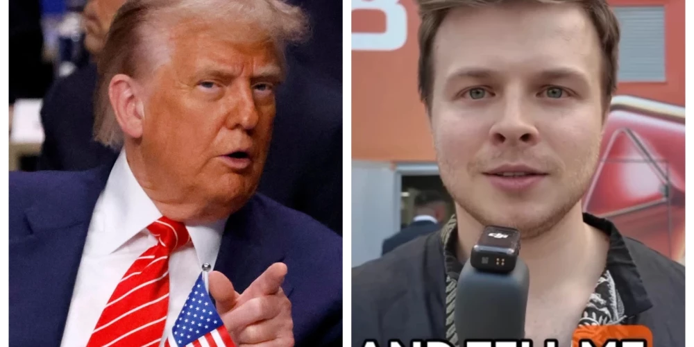 Pazīstamais ukraiņu tiktokeris Makss Klimenko savā jaunākajā "TikTok" video iesmej par ASV prezidentu Donaldu Trampu.