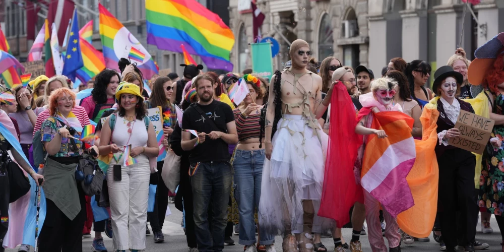 Шествие Riga Pride 2024.