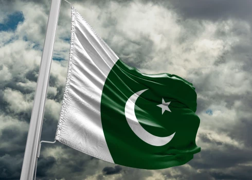 Pakistānas karogs.