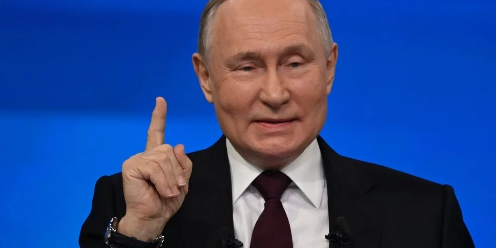 Нынешний президент РФ В. Путин.