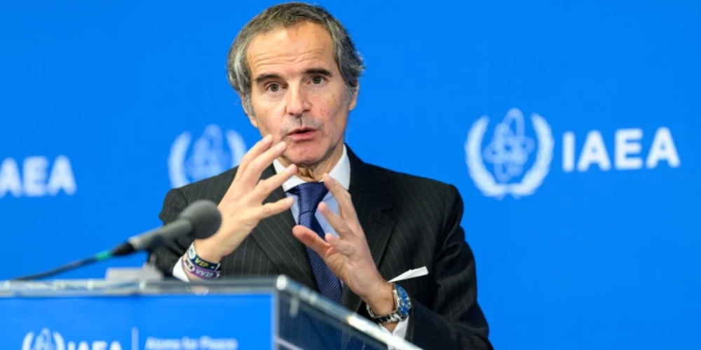 ANO Starptautiskās Atomenerģijas organizācijas (IAEA) vadītājs Rafaels Grosi.