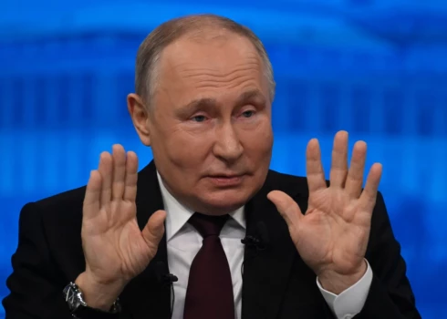 Krievijas diktators Vladimirs Putins. 