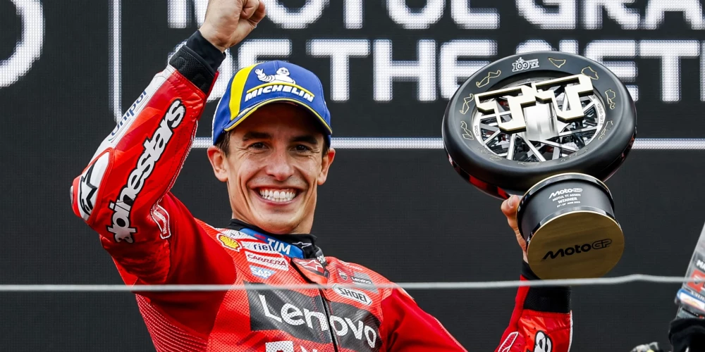 Marks Markess triumfē Nīderlandē un nostiprina MotoGP kopvērtējuma līderpozīciju.